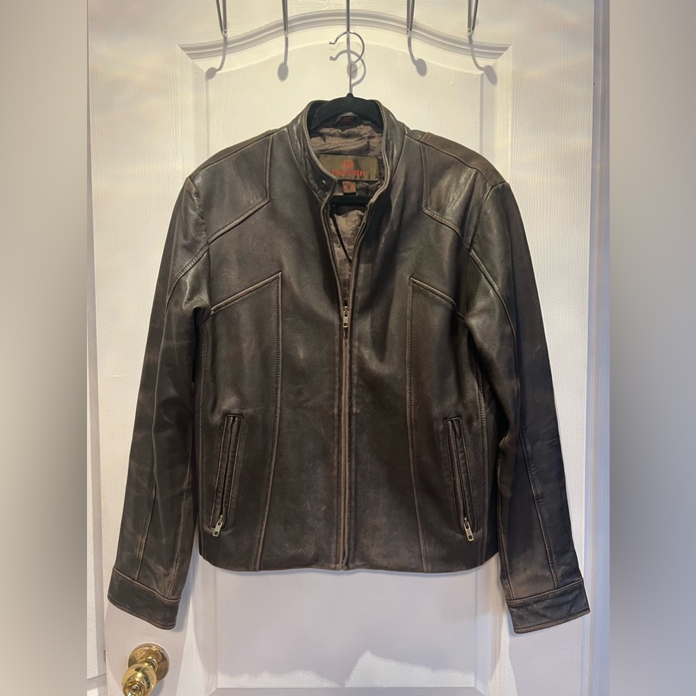 Men’s Brown Leather Jacket Danier